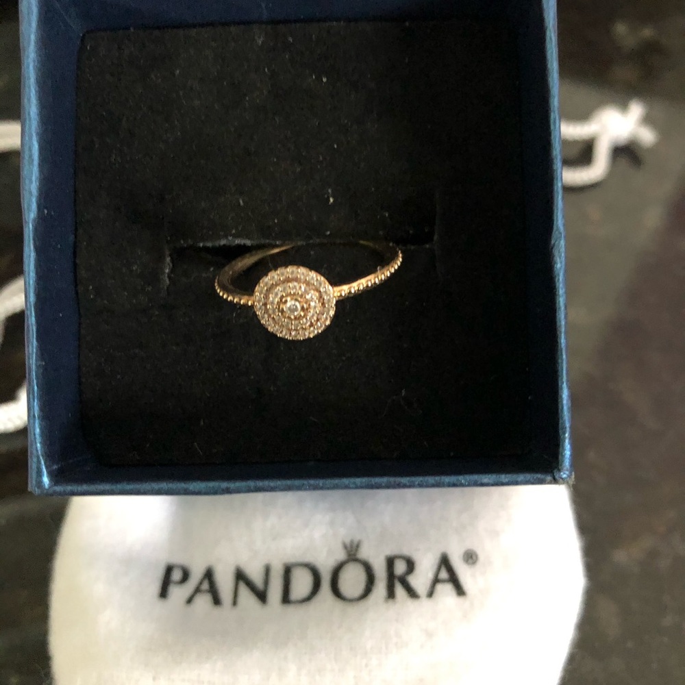 Pandora size 7 zirconia diamonds